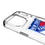 New York Rangers Ice Stripe Clear Phone Case for Apple iPhone
