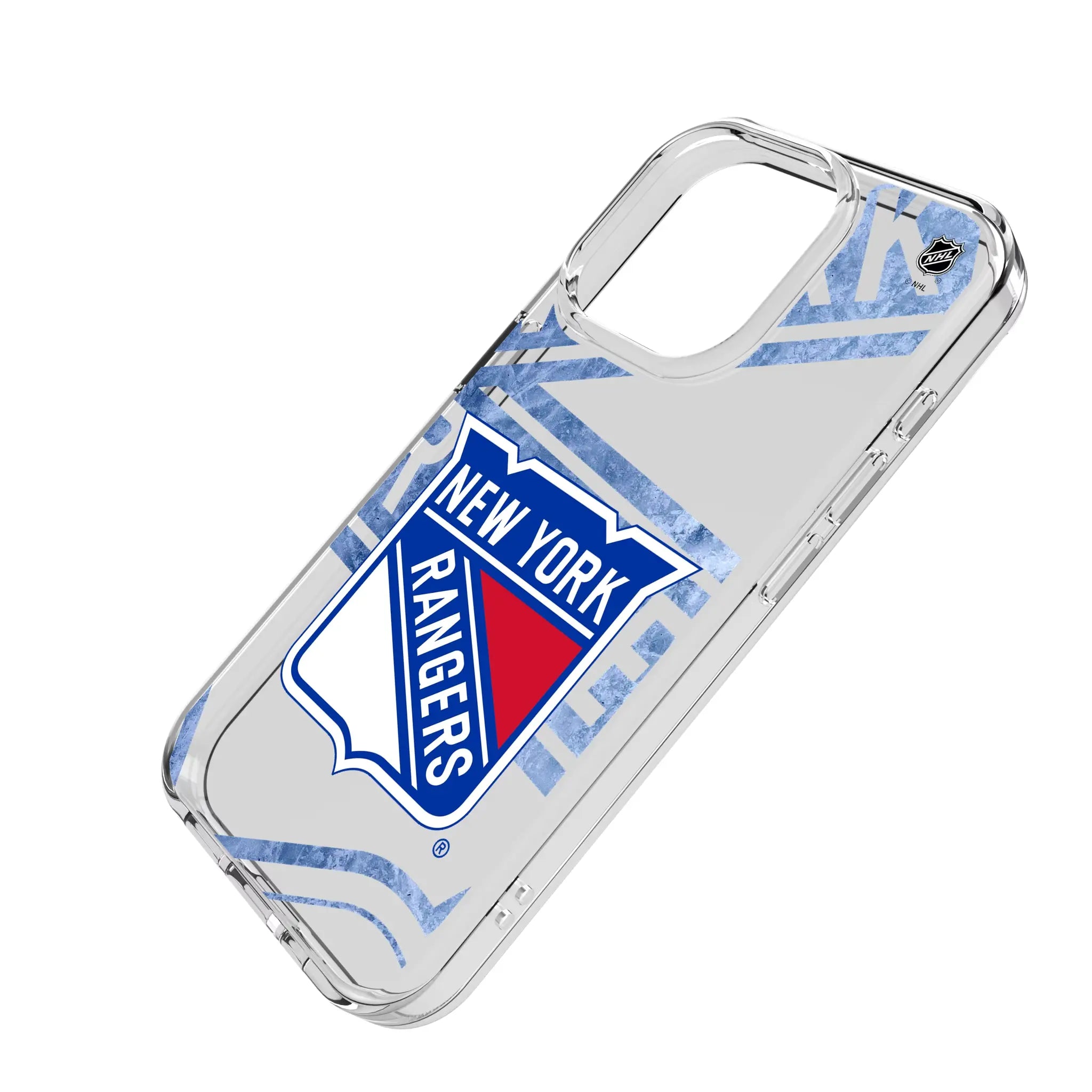 New York Rangers Ice Tilt Clear Phone Case for Apple iPhone