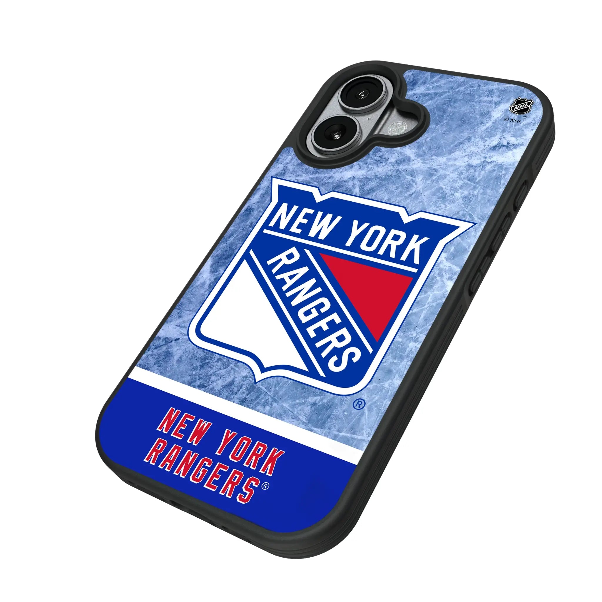 New York Rangers Ice Wordmark Bump Phone Case