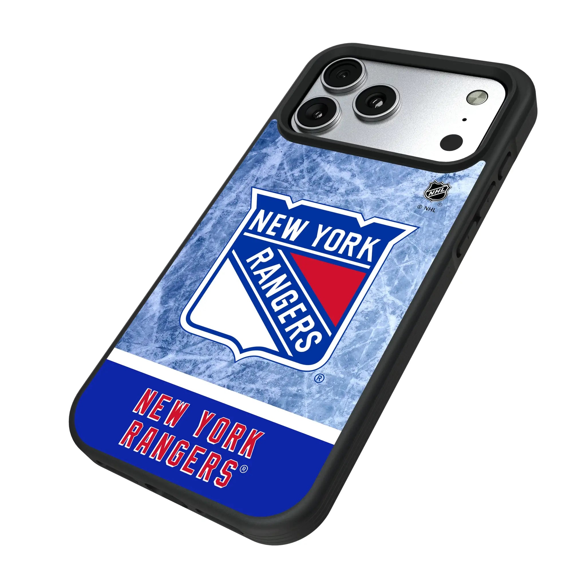 New York Rangers Ice Wordmark Bump Phone Case