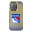 New York Rangers Linen Bling Phone Case for Apple iPhone