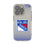 New York Rangers Linen Clear Phone Case for Apple iPhone