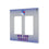 New York Rangers Linen Hidden-Screw Light Switch Plate