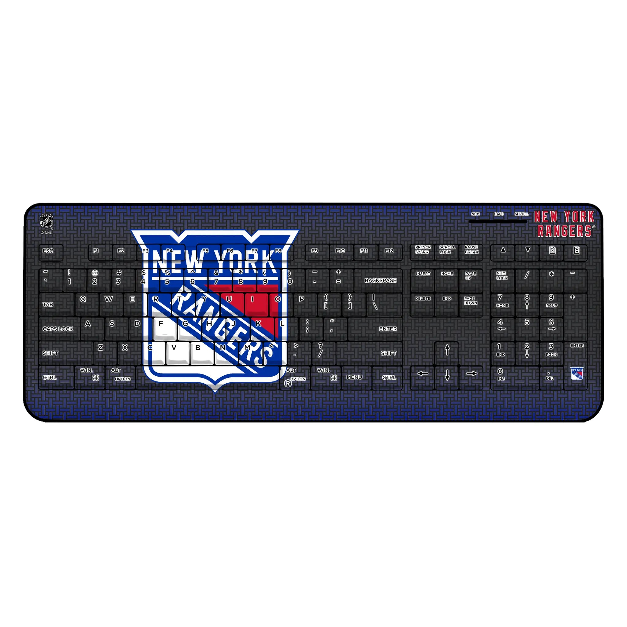 New York Rangers Linen Wireless USB Keyboard