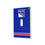 New York Rangers Stripe Hidden-Screw Light Switch Plate