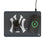 New York Yankees Linen 15-Watt Wireless Charger and Mouse Pad