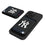 New York Yankees Linen Black Magnetic Credit Card Wallet