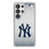 New York Yankees Linen Clear Phone Case for Samsung Galaxy