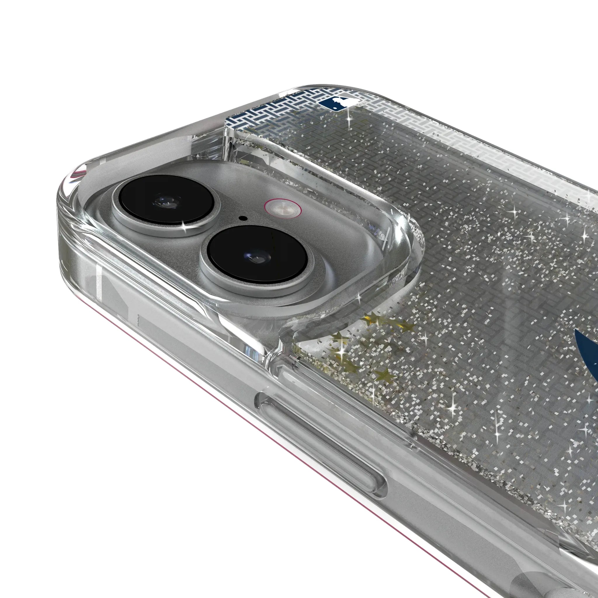 New York Yankees Linen Glitter Phone Case