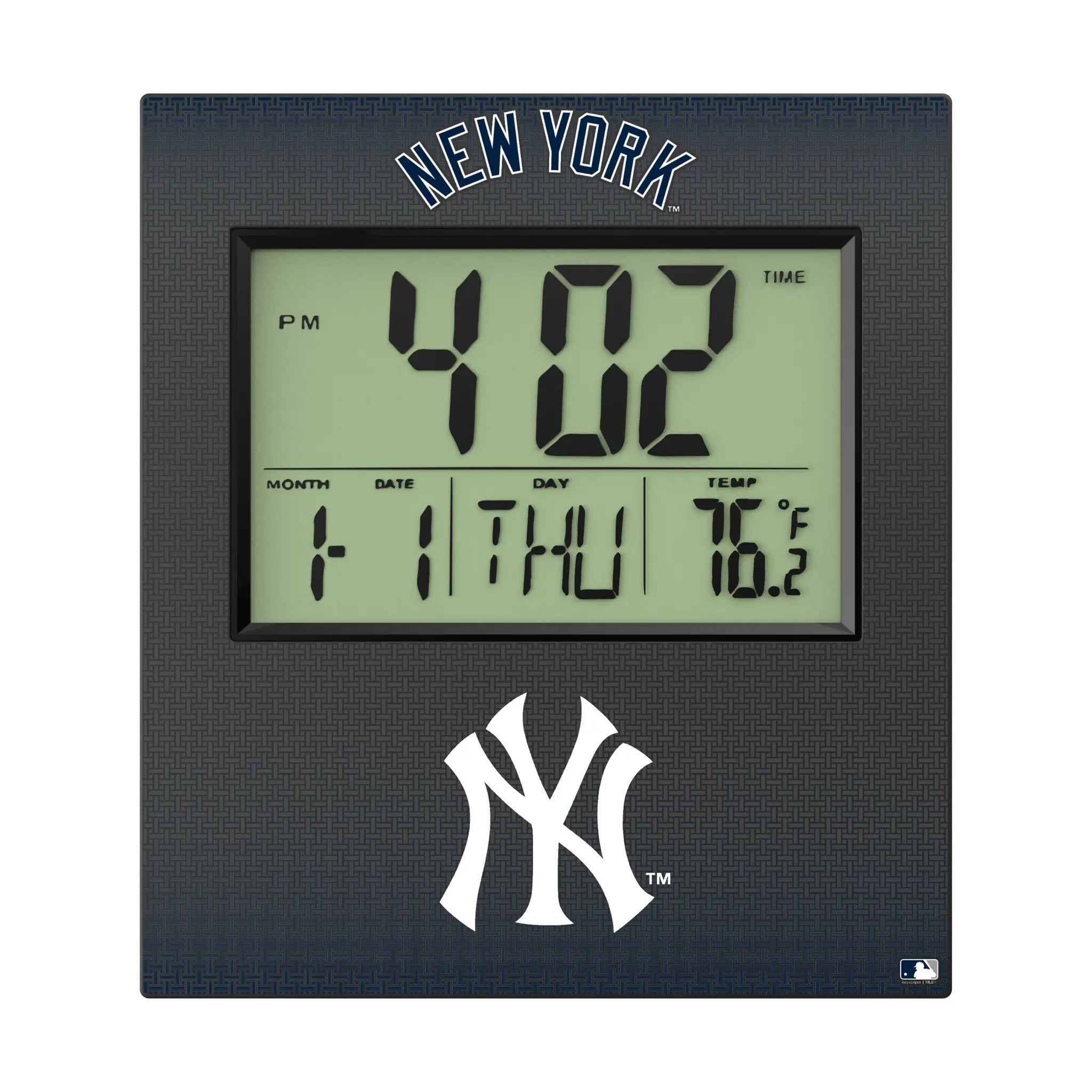 New York Yankees Linen Wall Clock