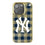 New York Yankees Plaid Bling Phone Case