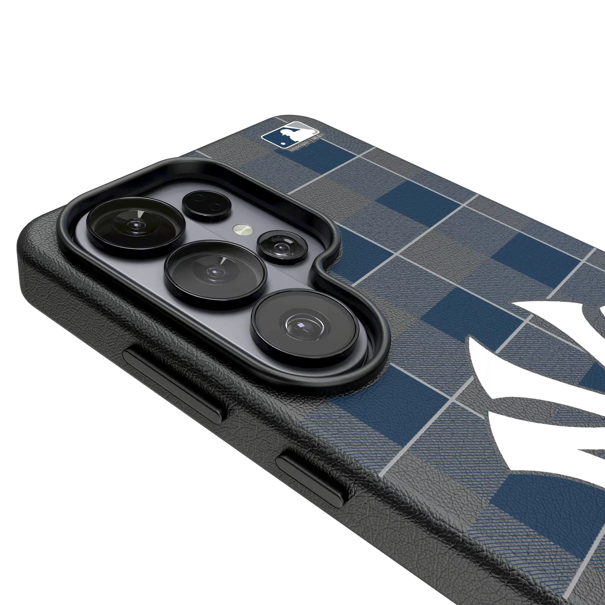 New York Yankees Plaid MagSafe Compatible Phone Case for Samsung Galaxy