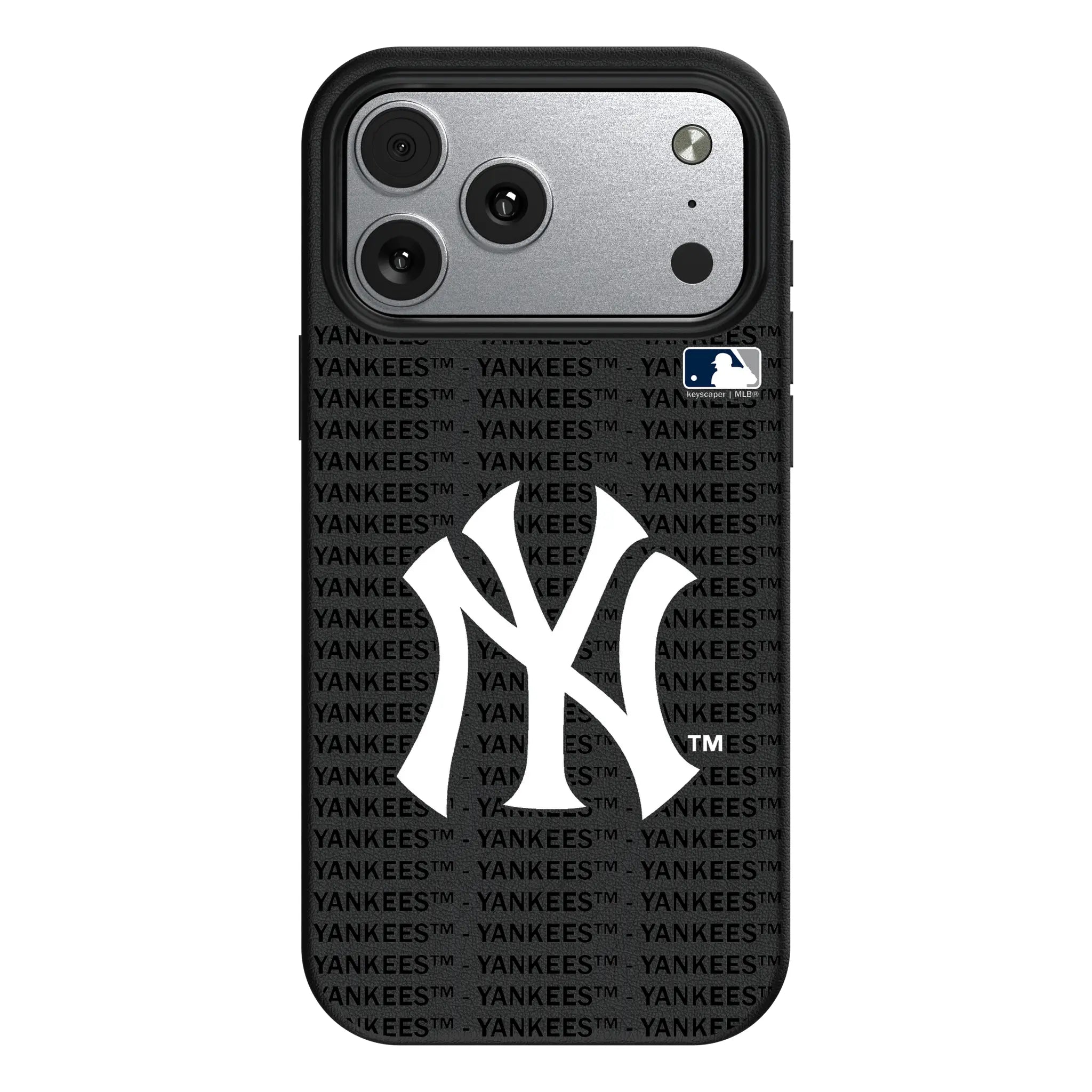 New York Yankees Text Backdrop MagSafe Compatible Phone Case for Apple iPhone