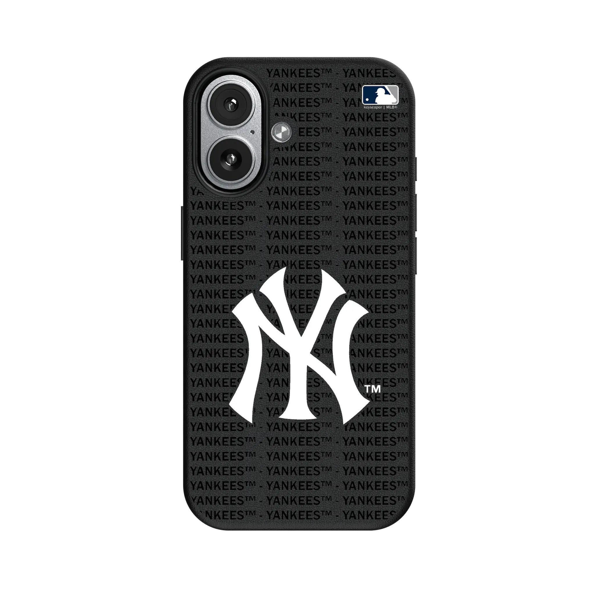 New York Yankees Text Backdrop MagSafe Compatible Phone Case for Apple iPhone