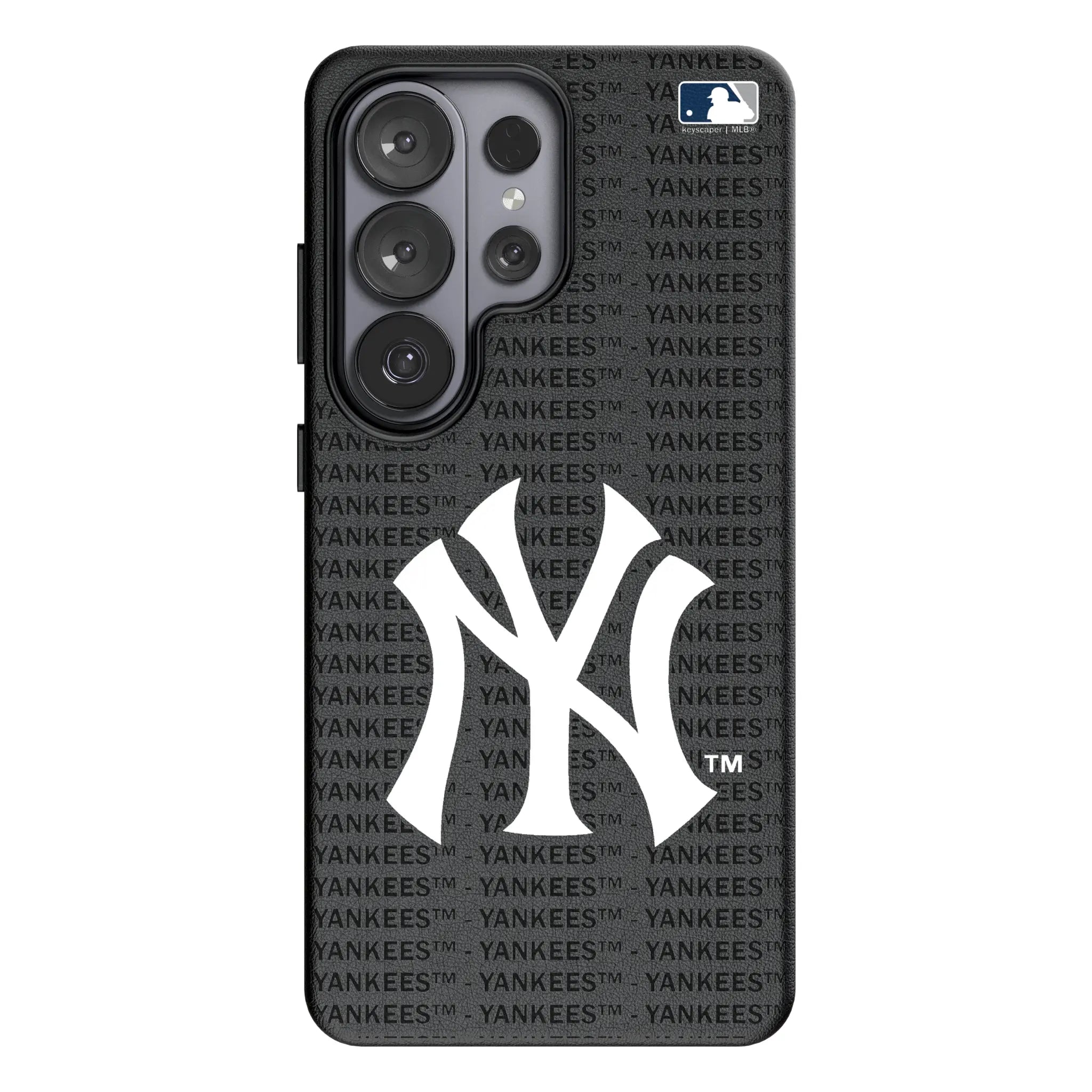 New York Yankees Text Backdrop MagSafe Compatible Phone Case for Samsung Galaxy