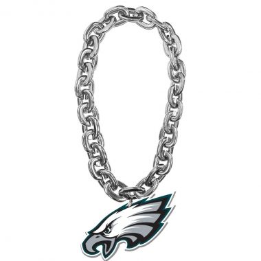EAGLES HEAD (SILVER) FAN CHAIN - 757 Sports Collectibles