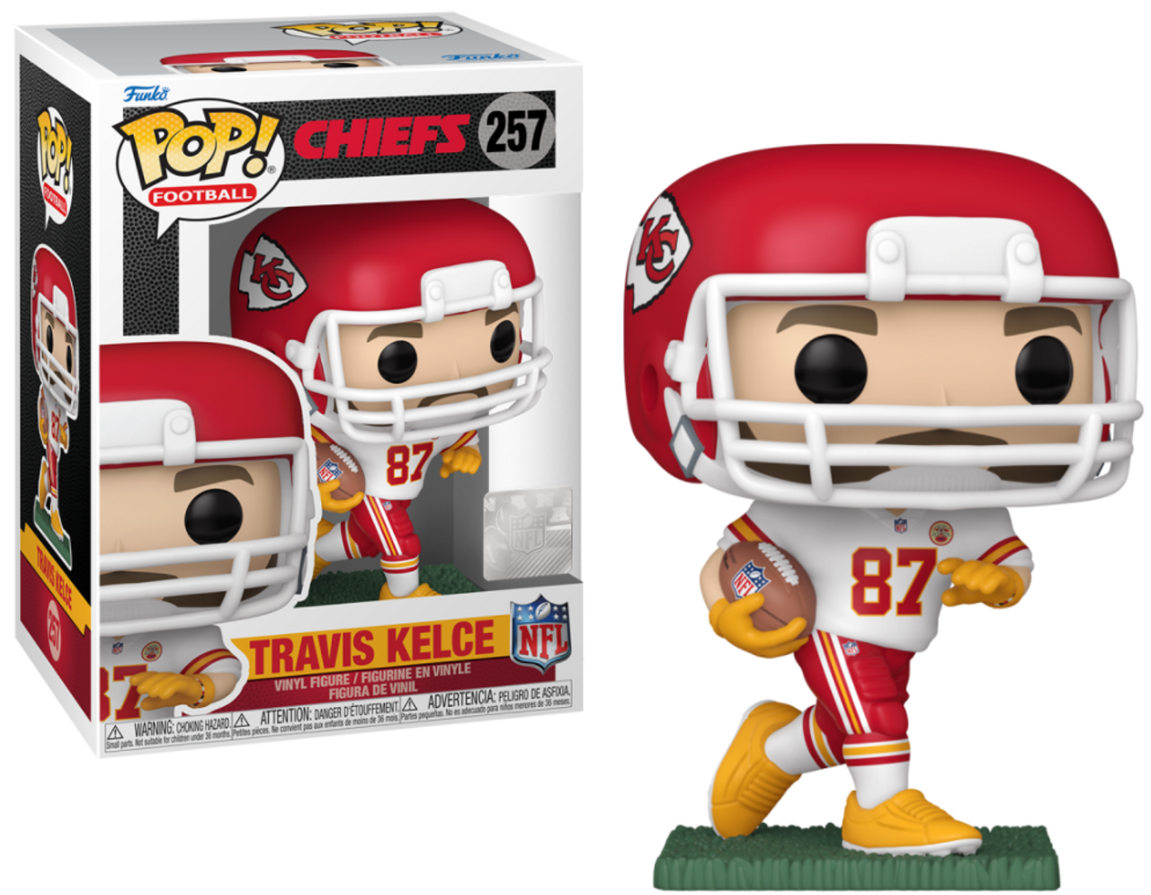 Travis Kelce (Kansas City Chiefs) NFL Funko Pop! Series 12 - Sports Collectibles, Sports Memorabilia, Sports Fan Shop, Sports Gifts