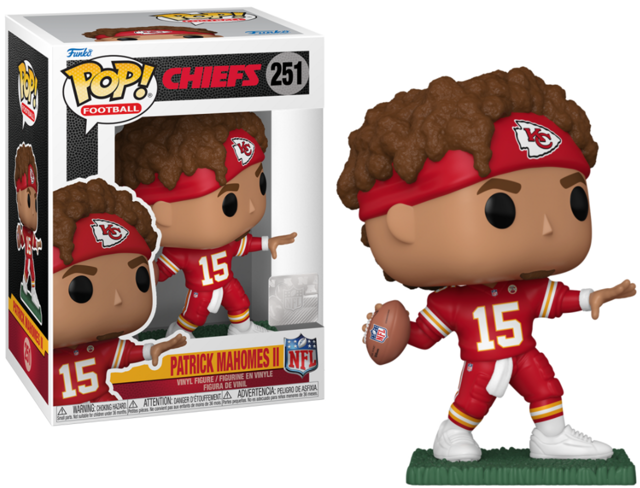 Patrick Mahomes II - Kansas City Chiefs NFL Funko Pop! Series 12 - Sports Collectibles, Sports Memorabilia, Sports Fan Shop, Sports Gifts