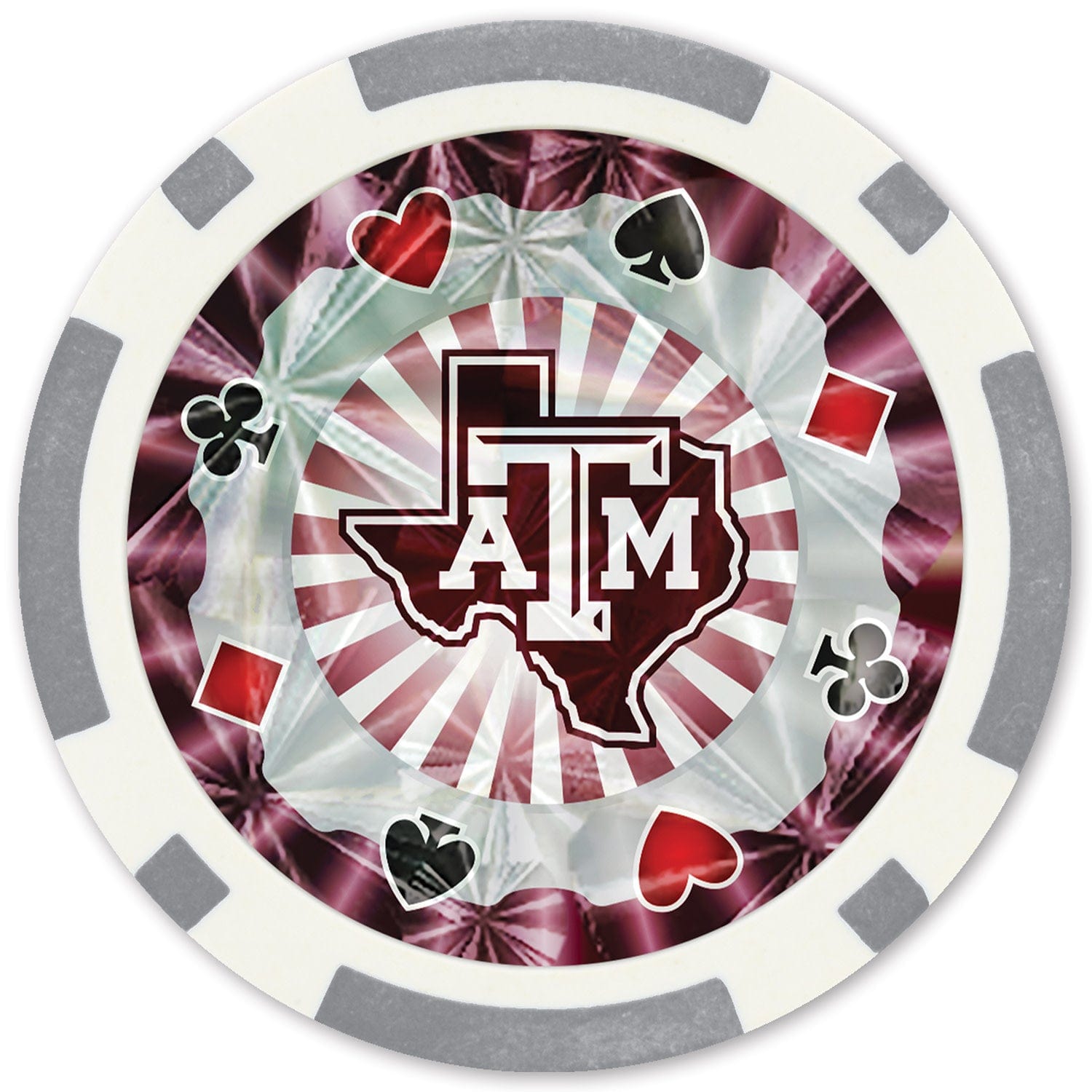 Texas A&M Aggies 20-Piece Poker Chip Set - Sports Gifts, Sports Memorabilia, Sports Collectibles, Fan Shop