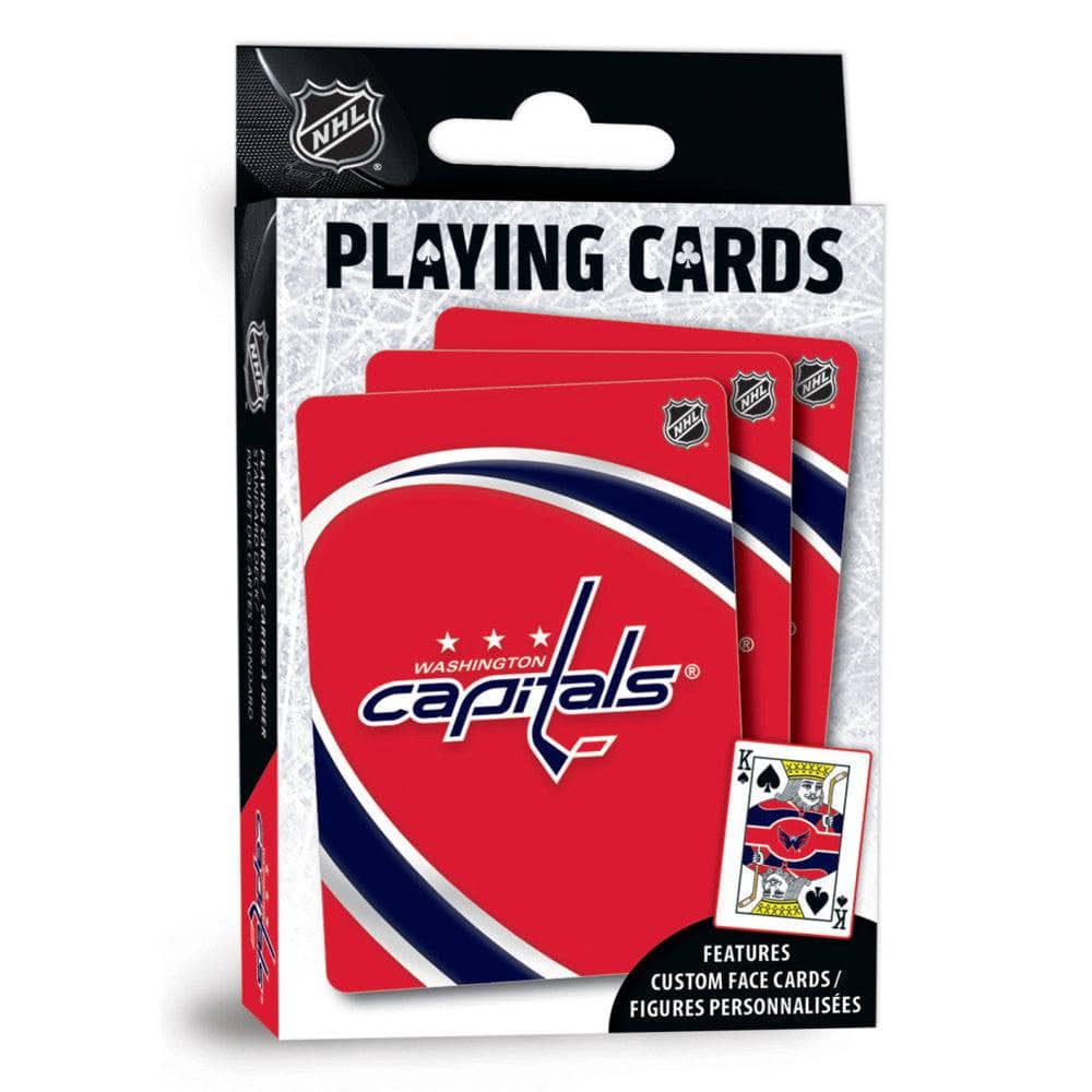 Washington Capitals 54-Card Deck Playing Cards - Sports Gifts, Sports Memorabilia, Sports Collectibles, Fan Shop