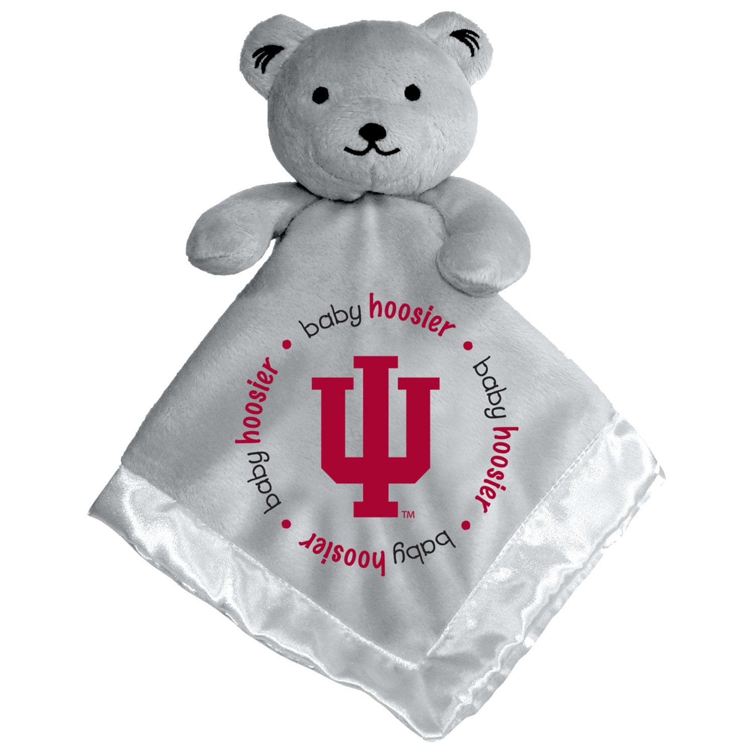 Indiana Hoosiers Security Bear - Gray - Sports Gifts, Sports Memorabilia, Sports Collectibles, Fan Shop