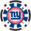 New York Giants 100 Piece Poker Chip Set - Sports Gifts, Sports Memorabilia, Sports Collectibles, Fan Shop