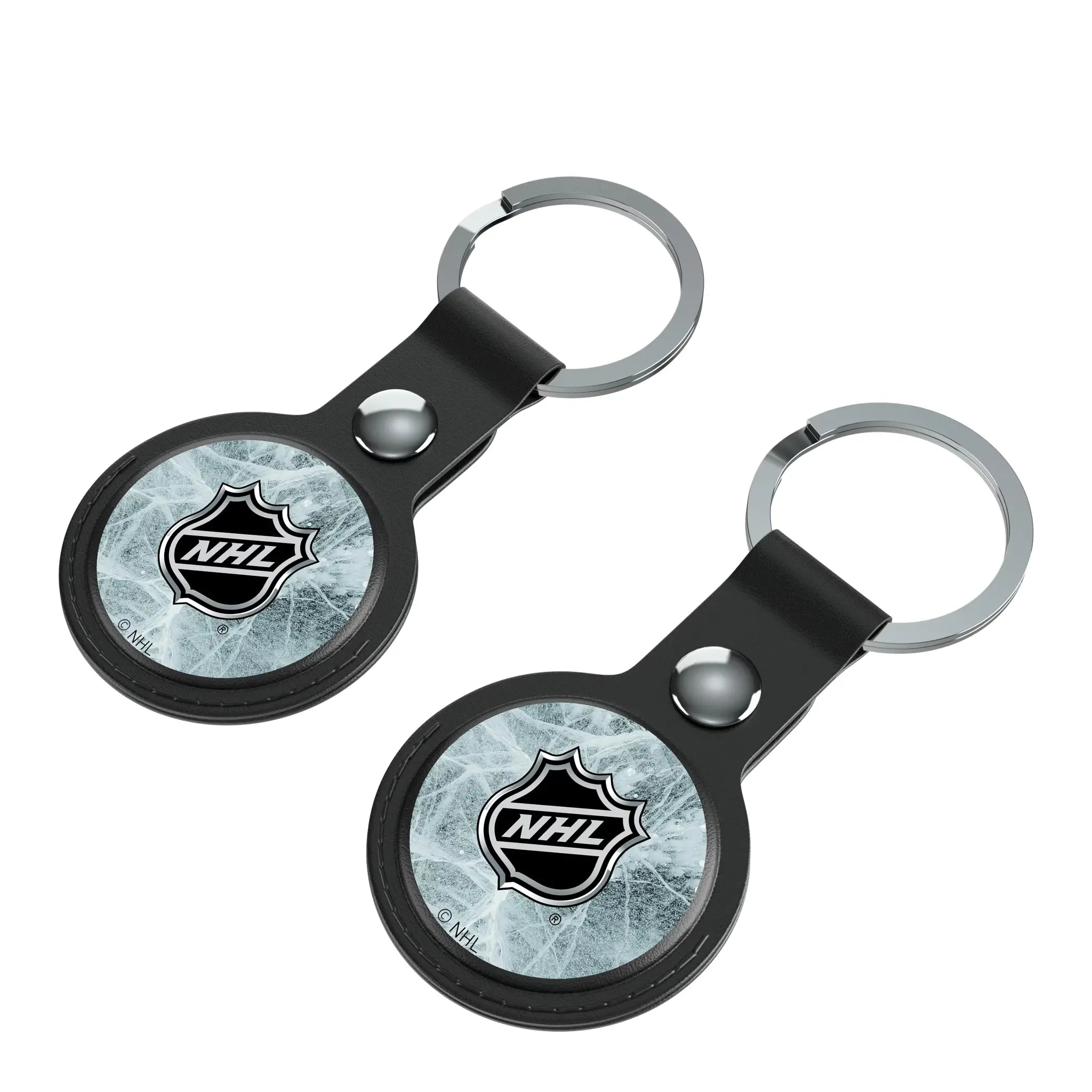 NHL BaseOne Black Airtag Holder 2-Pack