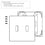 NHL BaseOne Hidden-Screw Light Switch Plate