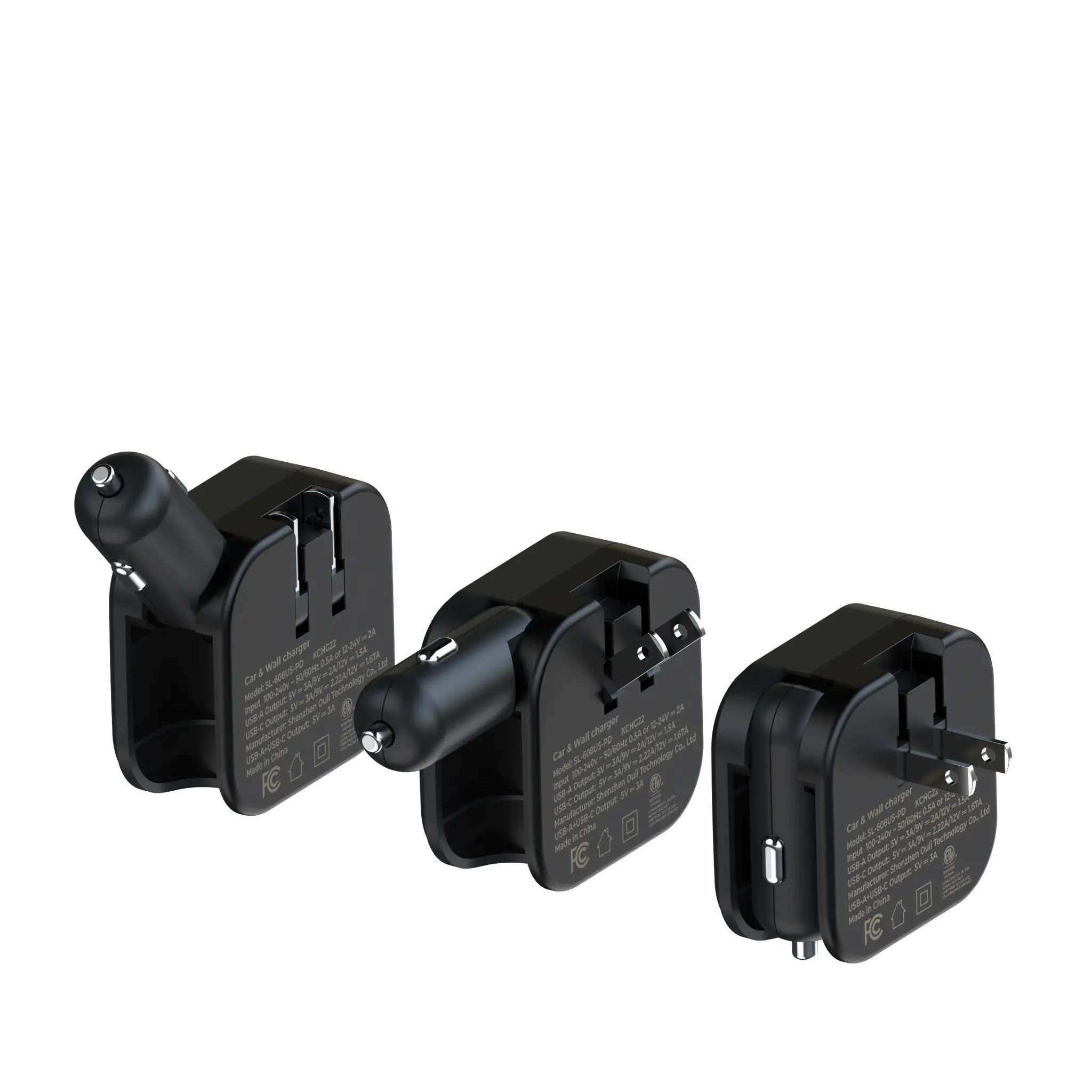 NHL Fashion Pattern 2 in 1 USB A/C Charger