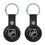NHL Fashion Pattern Black Airtag Holder 2-Pack