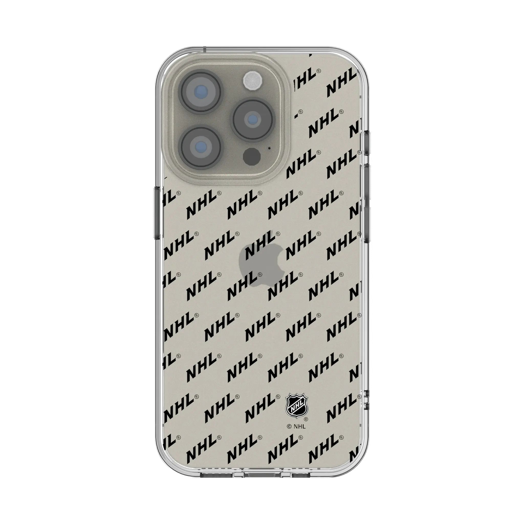 NHL Fashion Pattern Clear Phone Case for Apple iPhone
