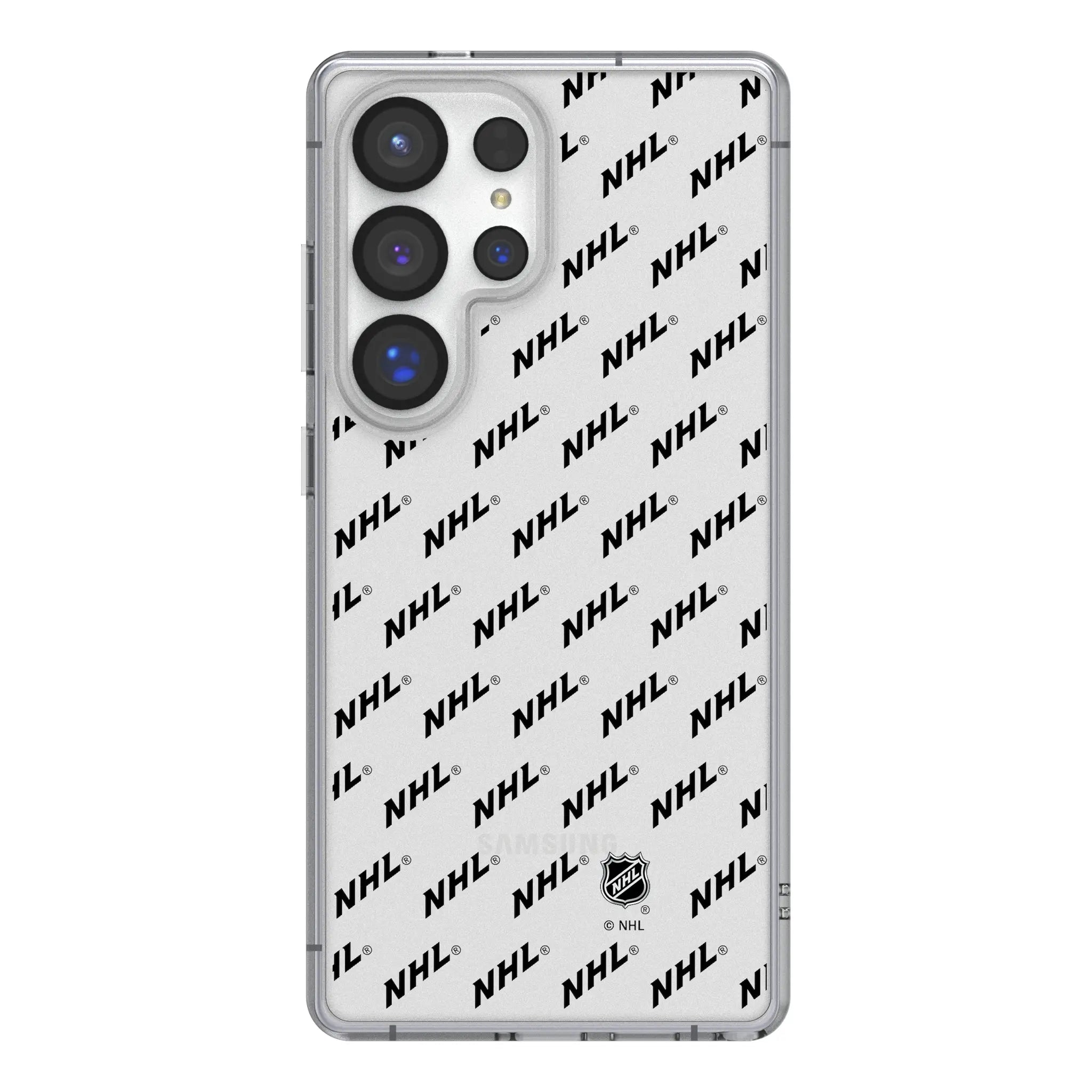 NHL Fashion Pattern Clear Phone Case for Samsung Galaxy