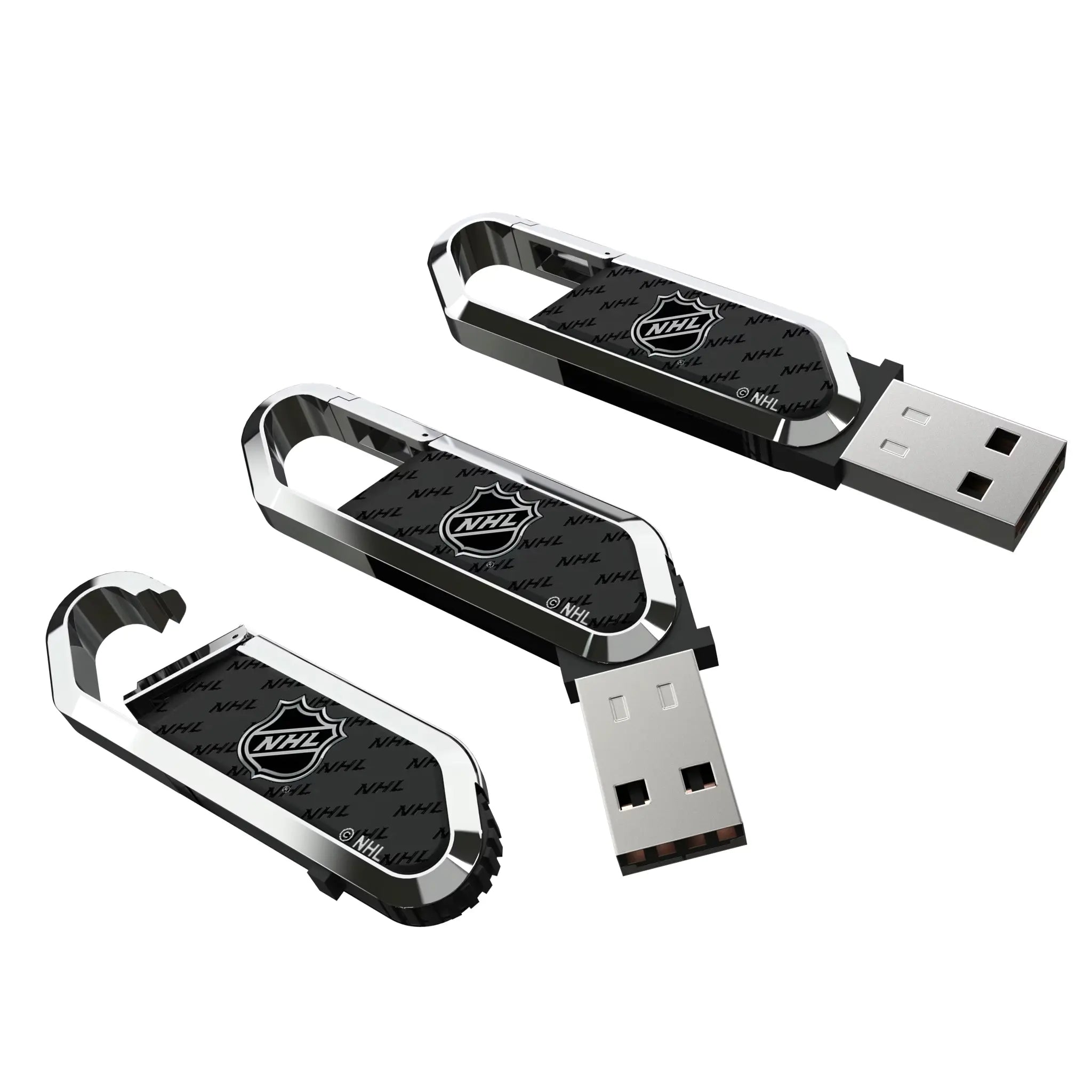NHL Fashion Pattern USB 64GB Clip Style Flash Drive