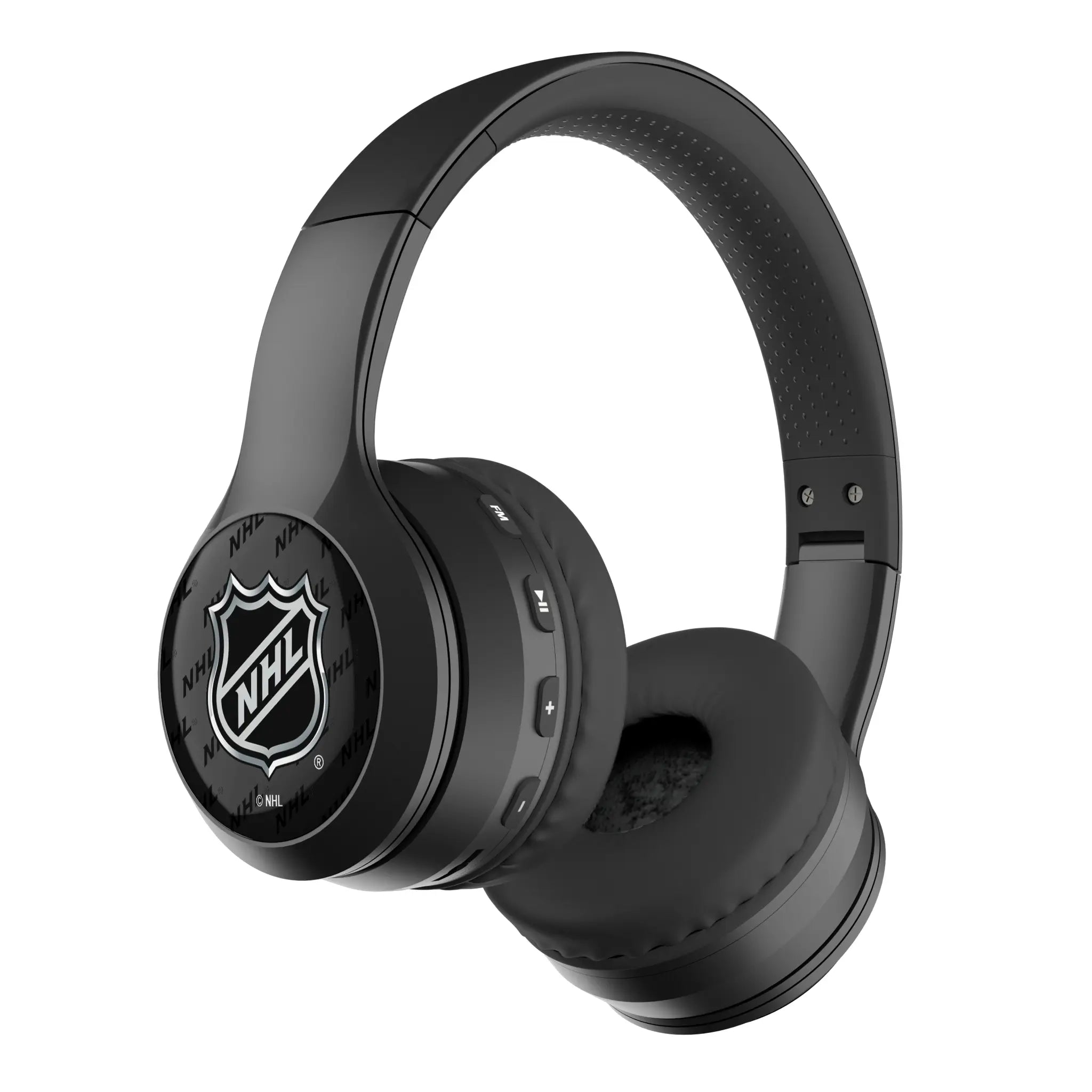 NHL Fashion Pattern Wireless Over-Ear BT Headphones With Case