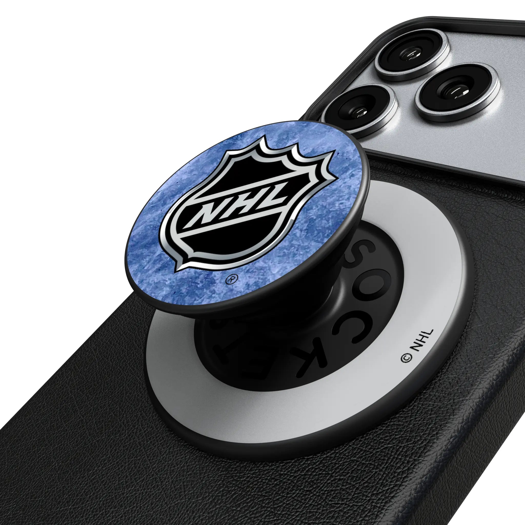 NHL Ice Wordmark PopSockets Magnetic Phone Grip and Stand