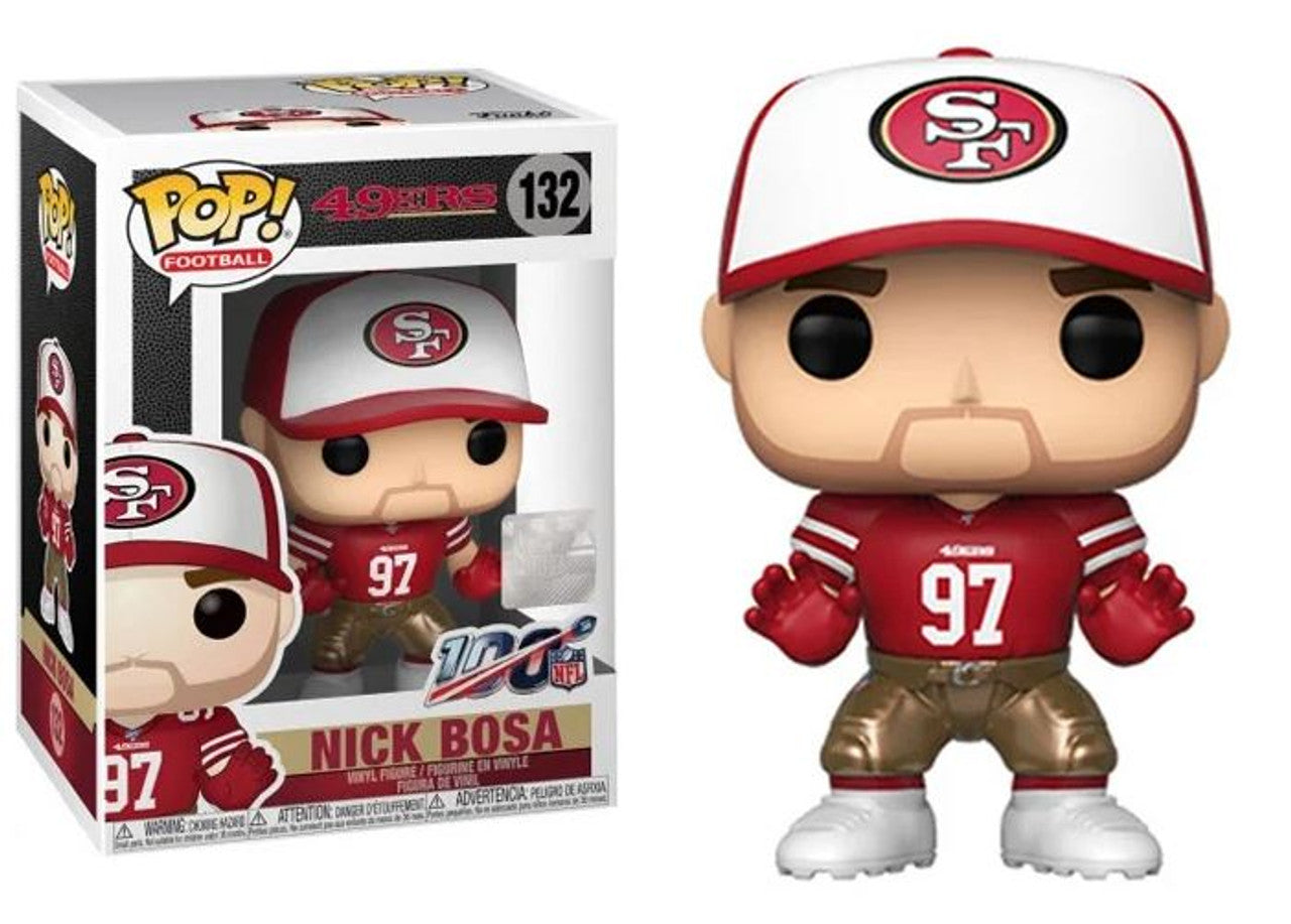 Nick Bosa - San Francisco 49ers NFL Funko Pop! Series 6 - Sports Collectibles, Sports Memorabilia, Sports Fan Shop, Sports Gifts