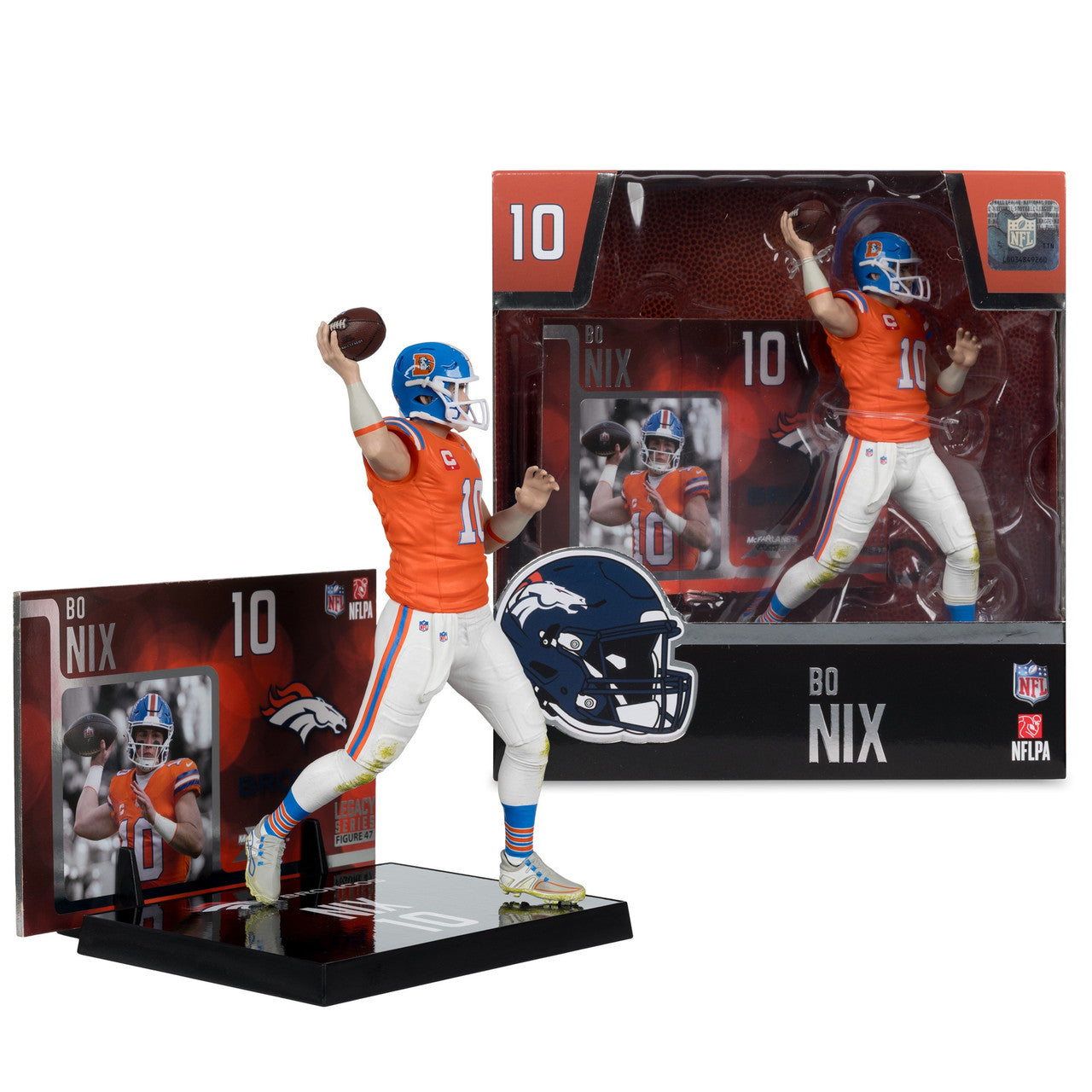 Bo Nix (Denver Broncos) (Classic Uniform) NFL 7" Figure McFarlane - Sports Gifts, Sports Memorabilia, Sports Collectibles, Fan Shop