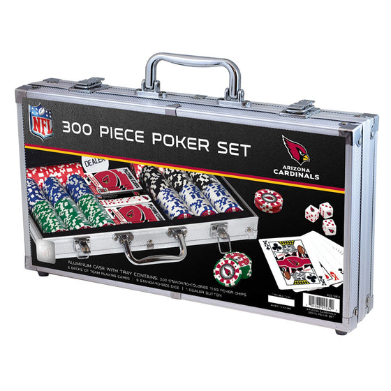Arizona Cardinals 300 Piece Poker Set - 757 Sports Collectibles