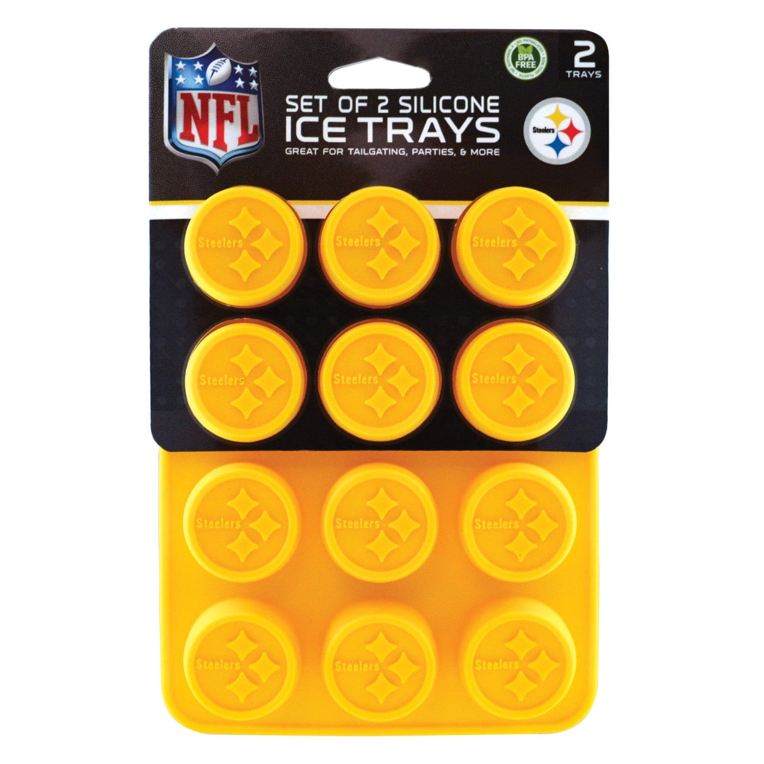 Pittsburgh Steelers Silicone Ice Cube Tray - Sports Gifts, Sports Memorabilia, Sports Collectibles, Fan Shop