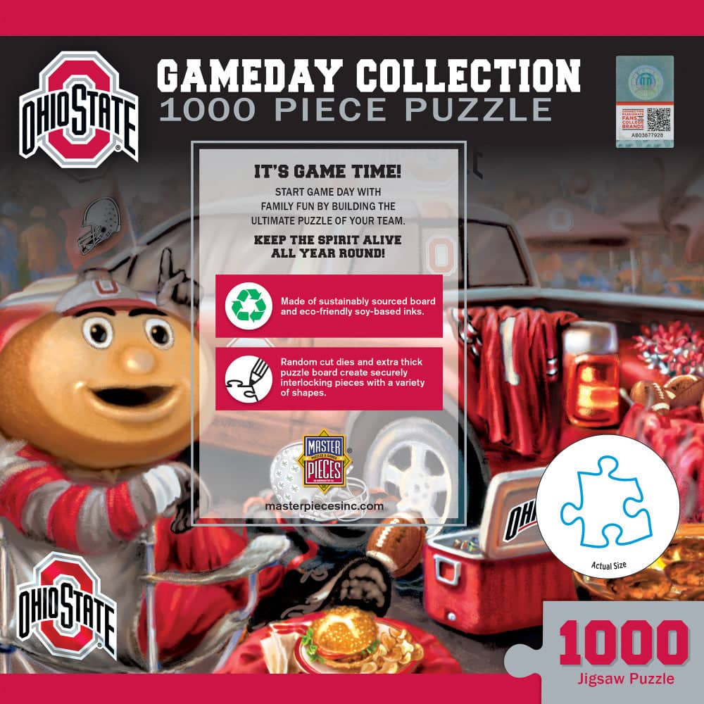 Ohio State Buckeyes Gameday 1000 Piece Jigsaw Puzzle - Sports Gifts, Sports Memorabilia, Sports Collectibles, Fan Shop