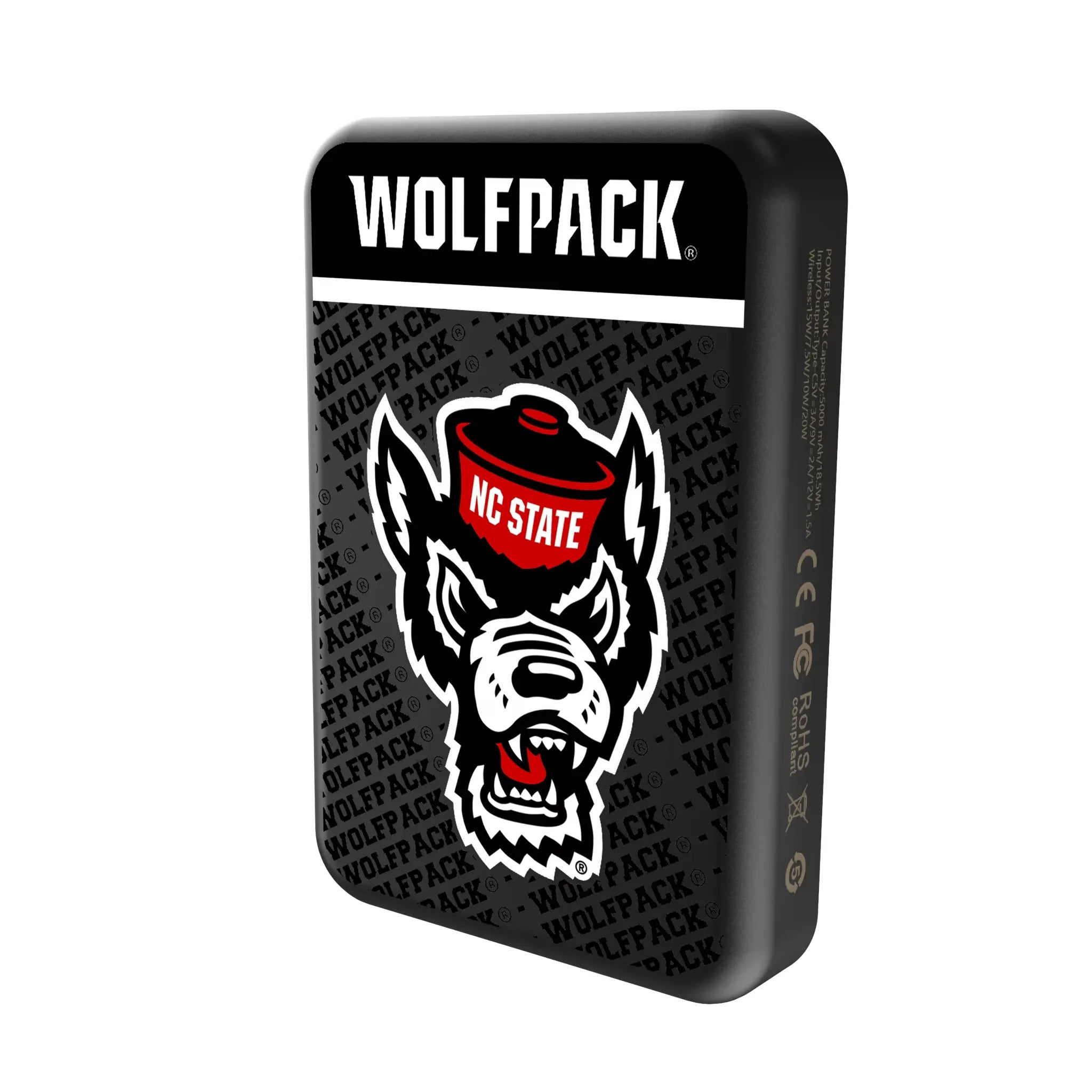 North Carolina State University Wolfpack Endzone Plus Wireless Mag Power Bank