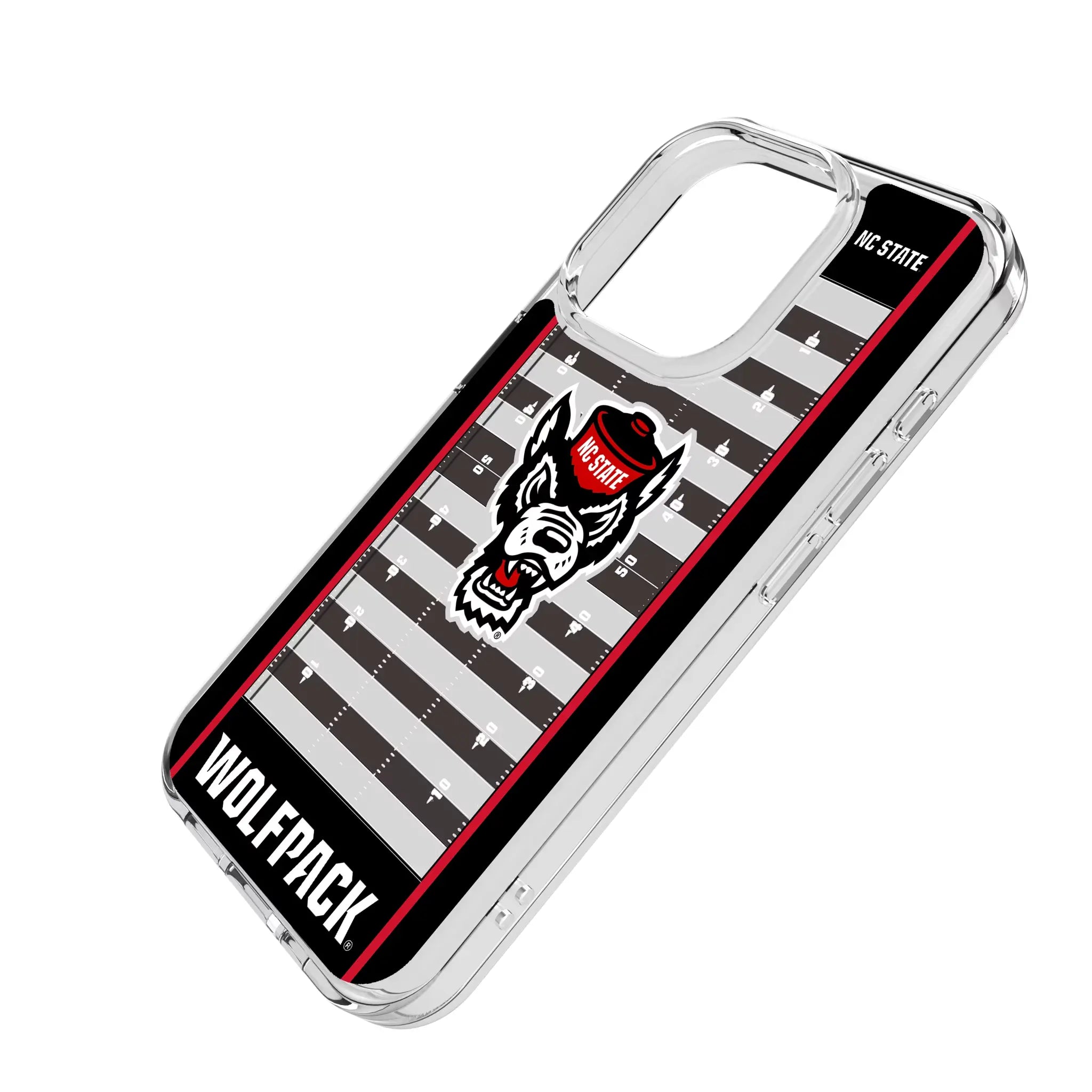 North Carolina State University Wolfpack Field Clear Phone Case for Apple iPhone