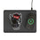 North Carolina State University Wolfpack Linen 15-Watt Wireless Charger and Mouse Pad