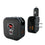 North Carolina State University Wolfpack Linen 2 in 1 USB A/C Charger