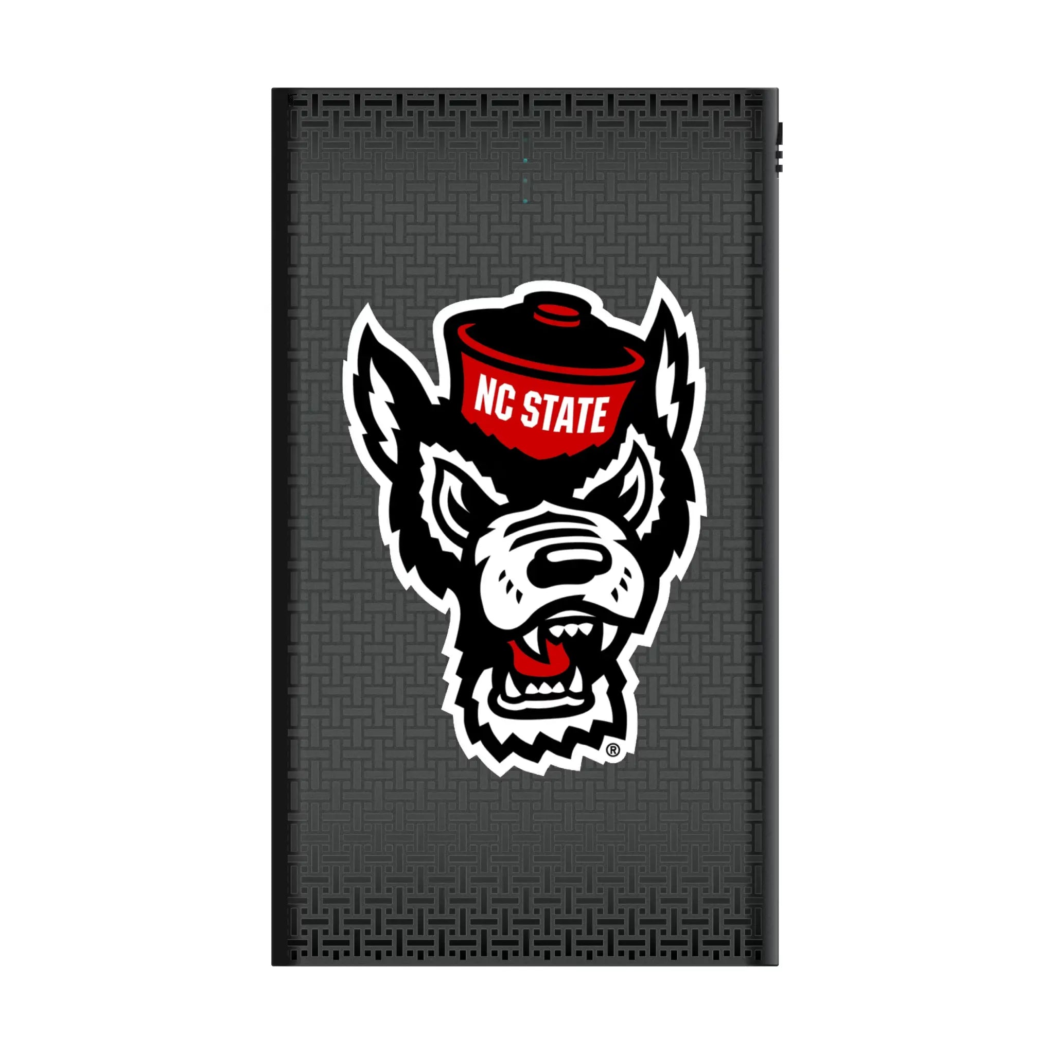 North Carolina State University Wolfpack Linen 5000mAh Flat Powerbank