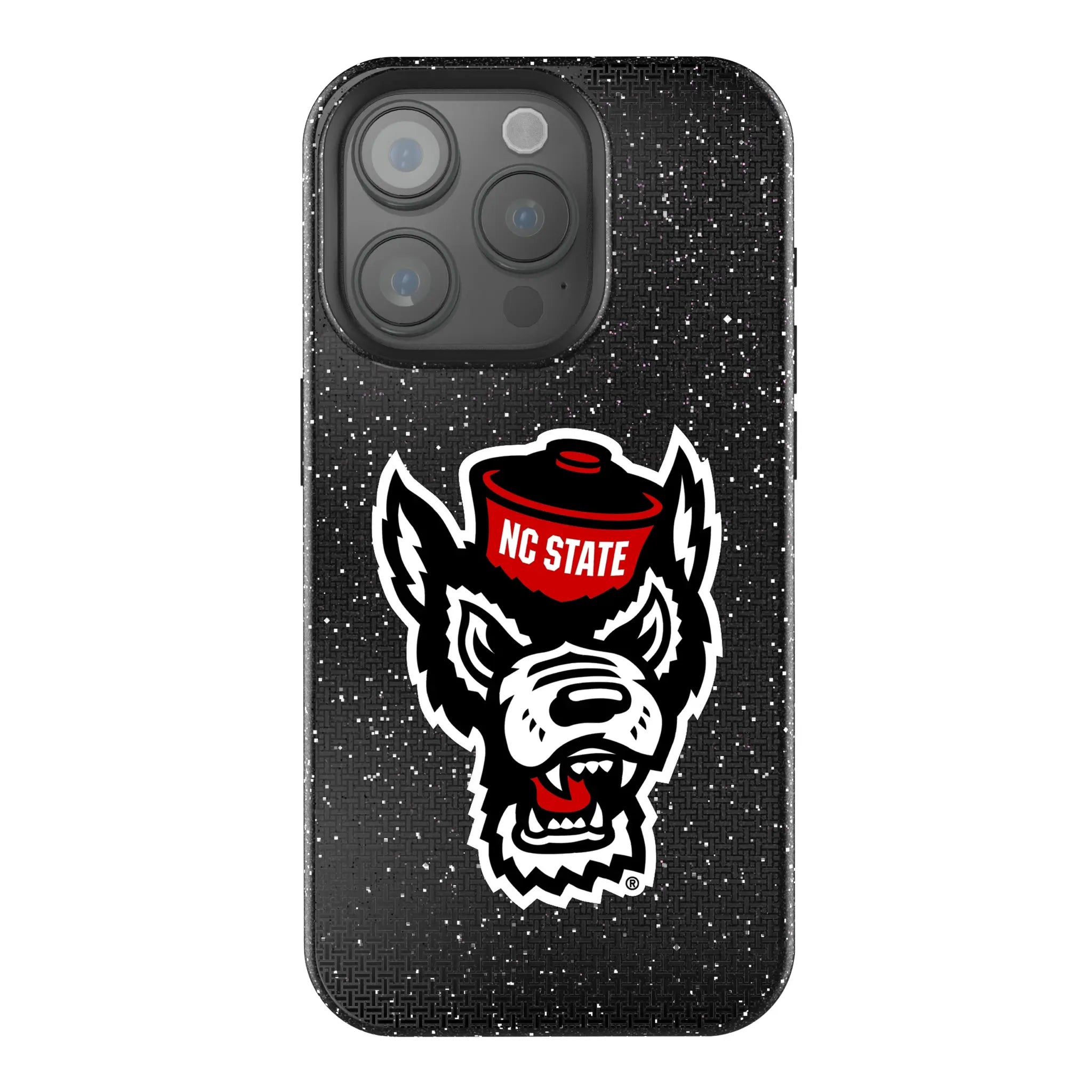 North Carolina State University Wolfpack Linen Bling Phone Case for Apple iPhone