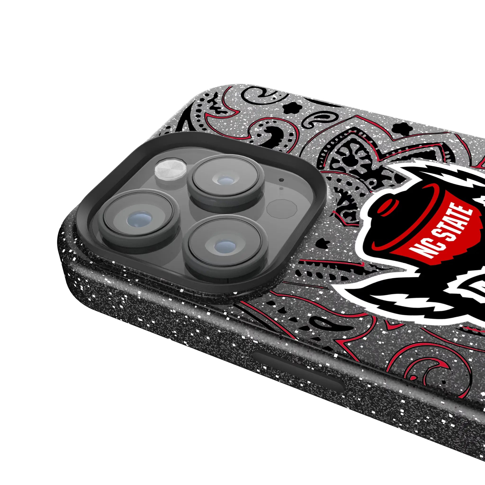 North Carolina State University Wolfpack Paisley Bling Phone Case