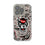 North Carolina State University Wolfpack Paisley Clear Phone Case for Apple iPhone