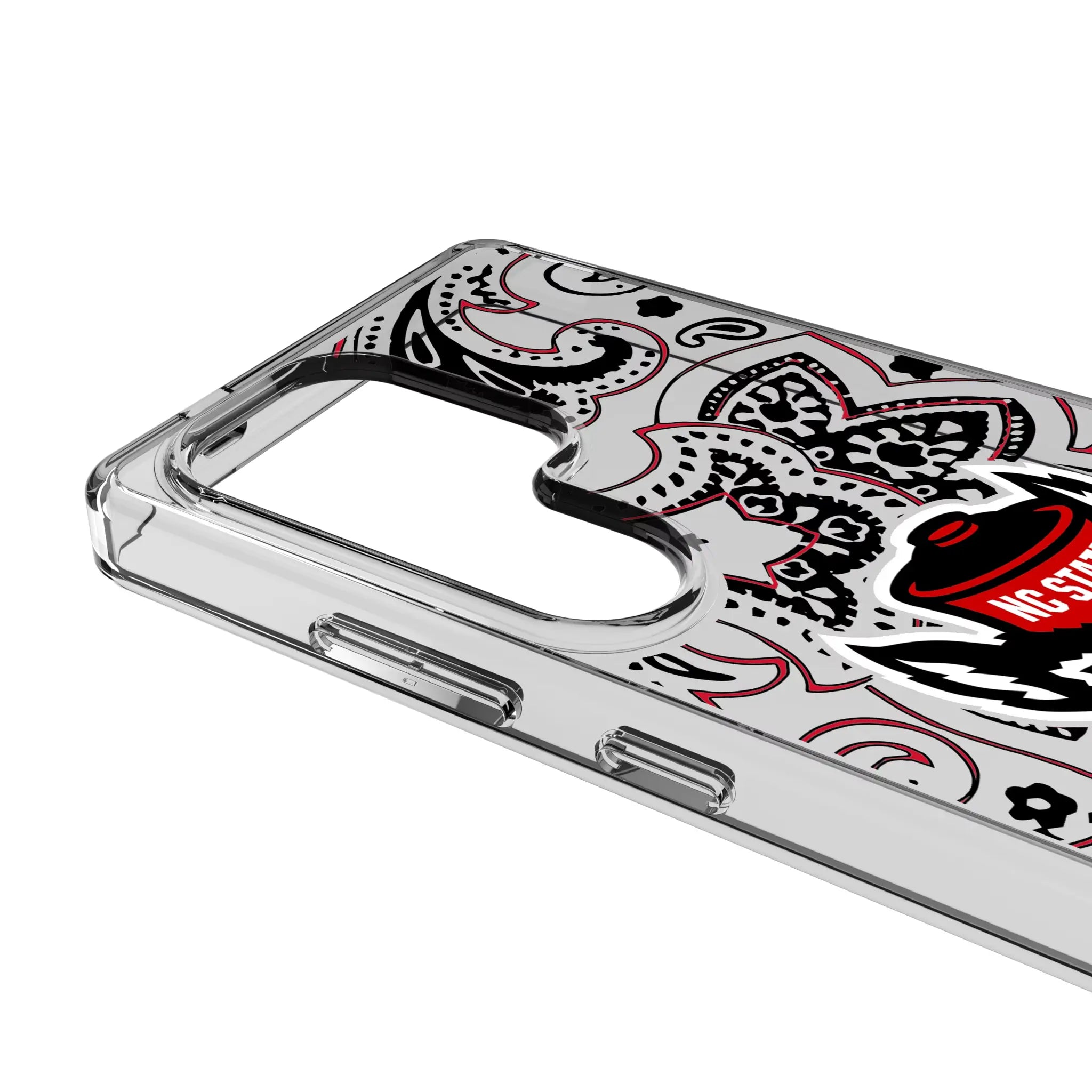 North Carolina State University Wolfpack Paisley Clear Phone Case for Samsung Galaxy