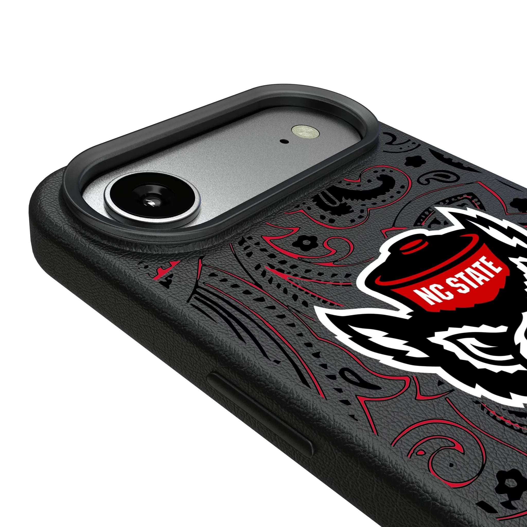 North Carolina State University Wolfpack Paisley MagSafe Compatible Phone Case for Apple iPhone